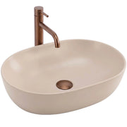 Lavabo Da Appoggio Rea Lisa Mocca Matt