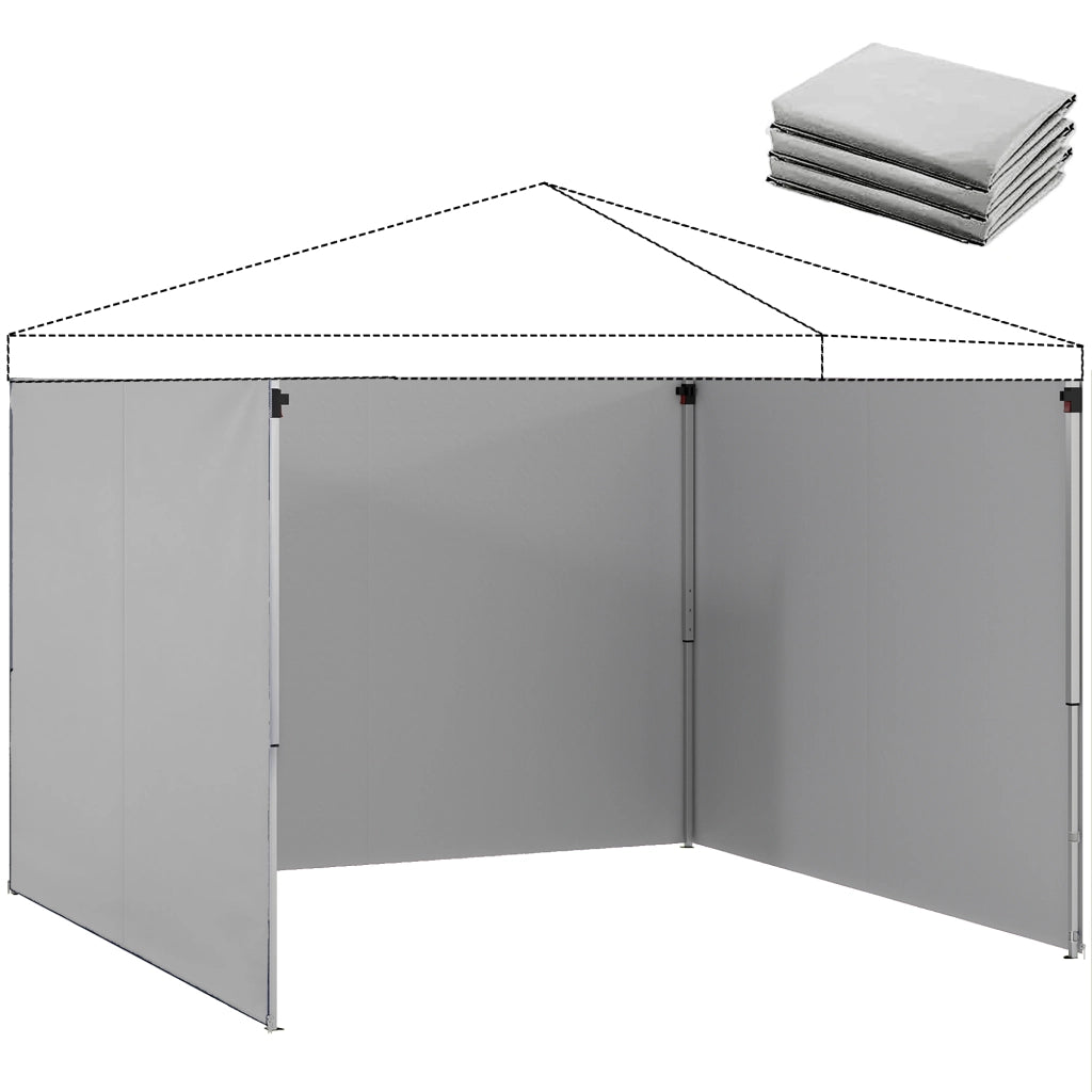 Set 3 Pezzi per Gazebo ¨C Minimal ¨C Grigio Chiaro