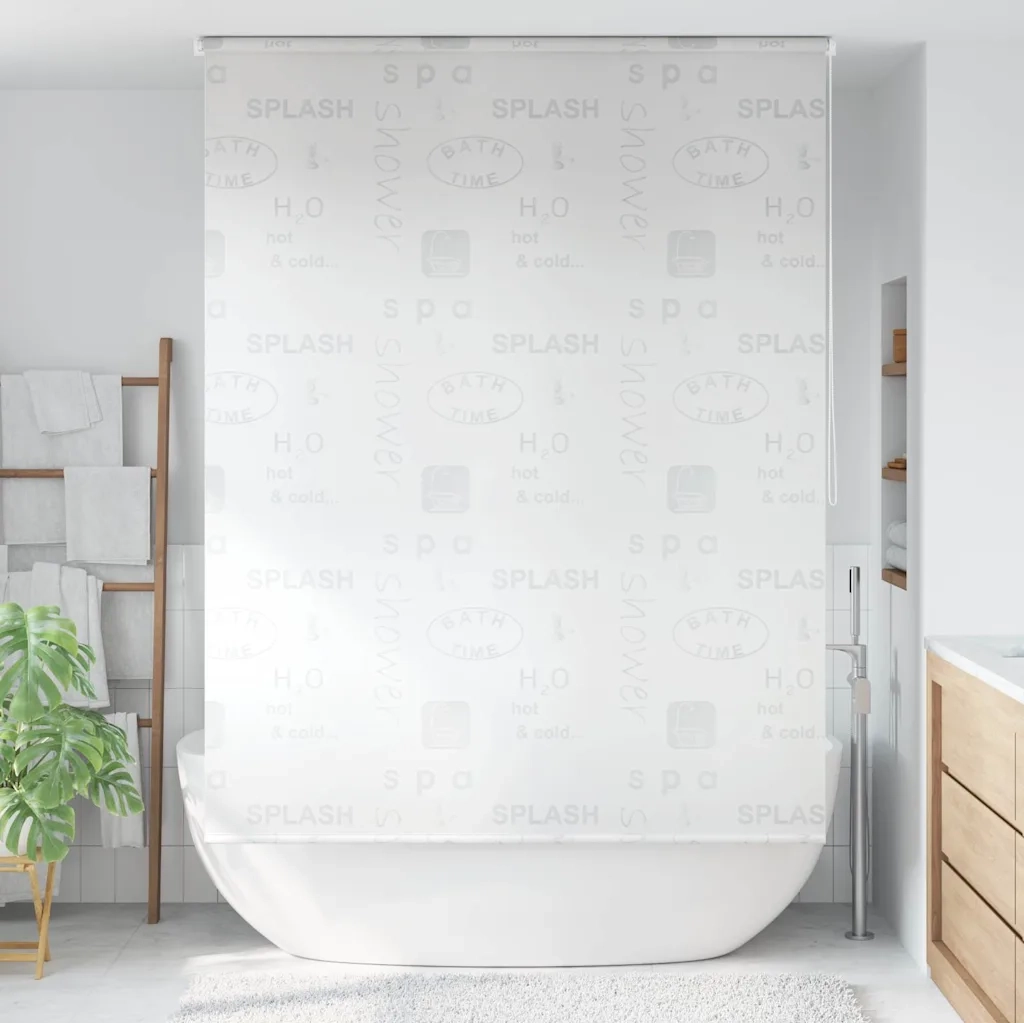 Tenda a rullo | Tenda avvolgibile per Doccia 140x240 cm Schizzi