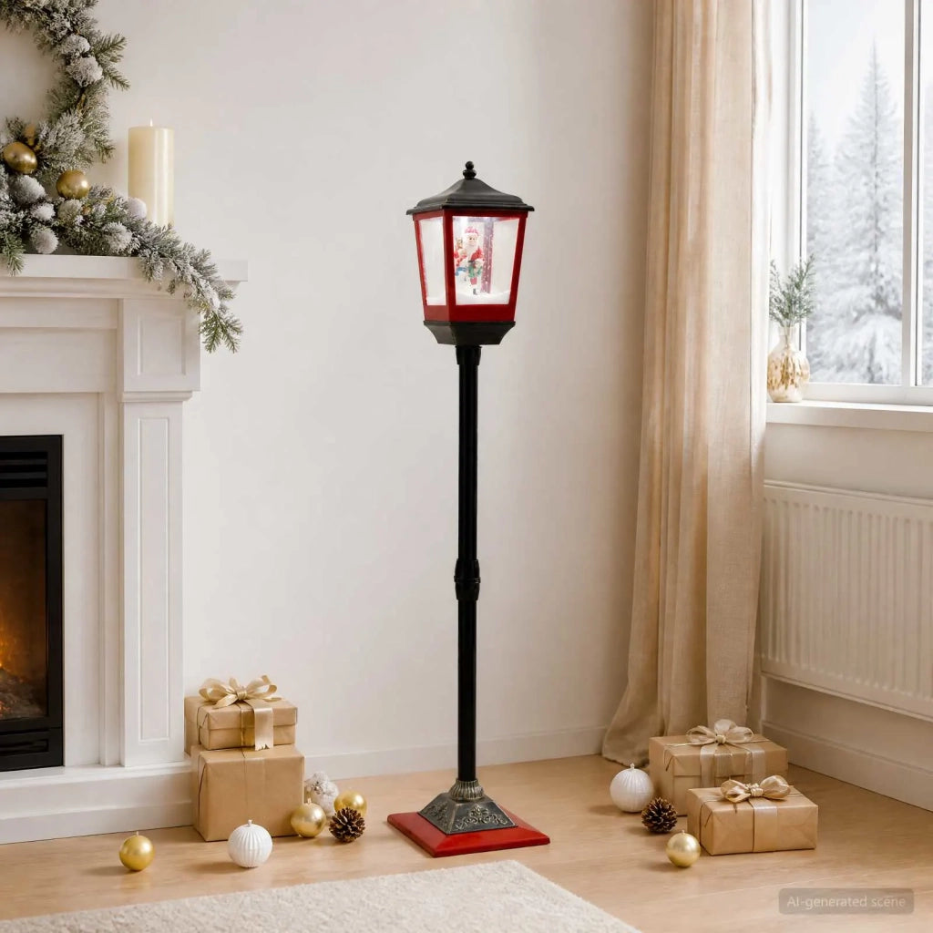 Lanterna di Natale ESPOO Bianco freddo 26,5 x 26,5 x 146 cm 42054680