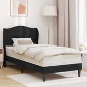 Struttura del letto con testiera Nero 90 x 200 cm Velluto 42027897