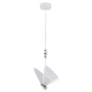 Sospensione Mariposa farfalla cromo LED 8W Light Prestige