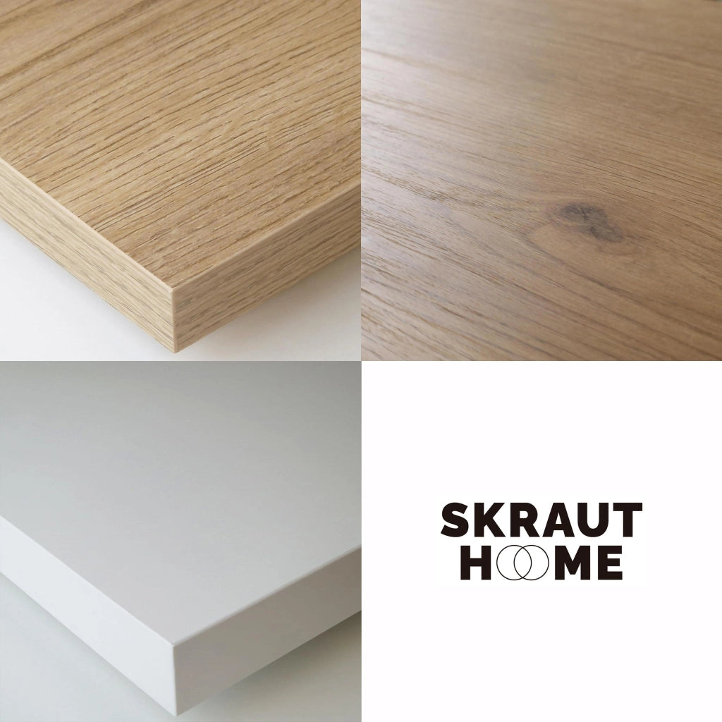 Libreria scaffale, 162x67x31cm, Per libri, Rovere e bianco RF4115