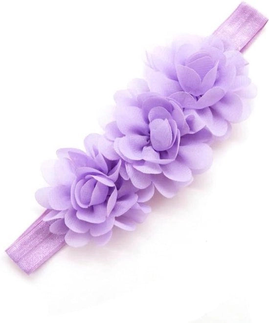 Bimbi - Fiori - Bende elastiche a forma di tulipano - Ragazze - Accessori capelli per neonati - 2 pezzi di bende per capelli - Adatti per bambine neonate - Bende chiffon per capelli - neonati - Accessori per bambini.