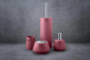 Set di WC, ceramica, rosa ca. 10 cm