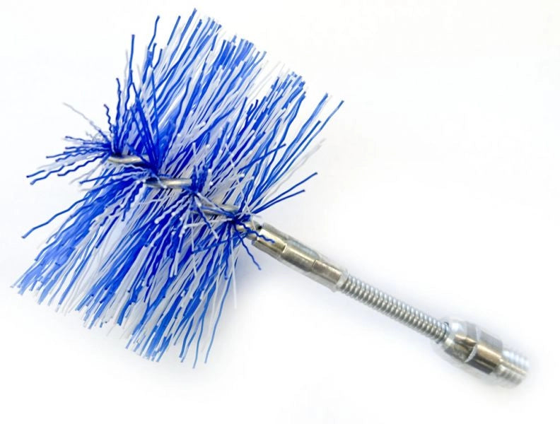 Scovolo Dn 100 mm snodato in nylon canne fumarie stufa pellet caldaia