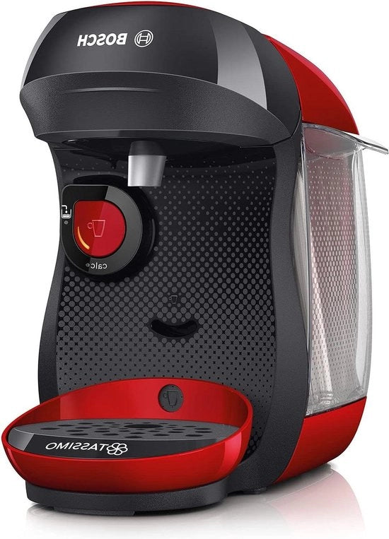 Macchina per capsule Tassimo - oltre 70 bevande - automatica - adatta a tutti i bicchieri - preparazione semplice - 1.400 watt - Rosso