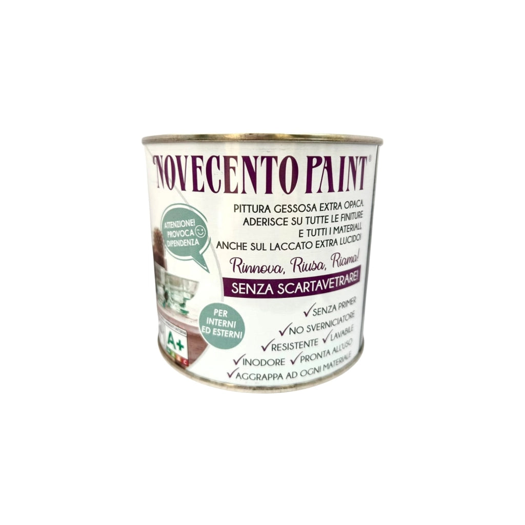 Novecento Paint Pittura Gessosa Extra Opaca (Formato 500ml) | Colore LINTON