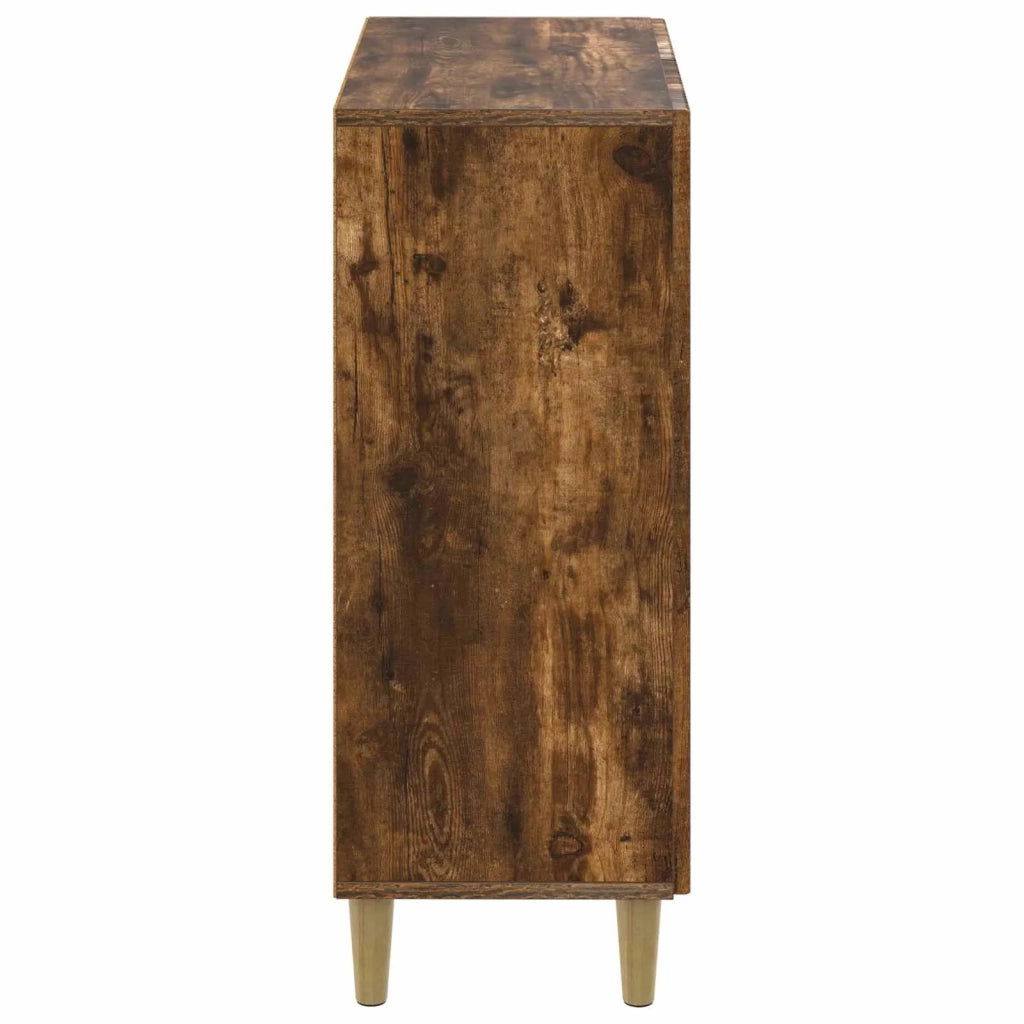 Mobiletto da Bagno DELFT Rovere Fumo 59,5 x 31 x 80 cm 897060