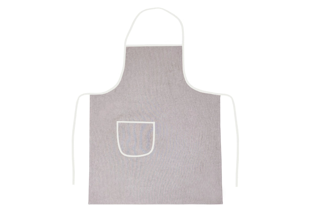 Pack 2 Pezzi Grembiule Cucina Chef Casa Con Tasche Modello Tinta Unita Beige