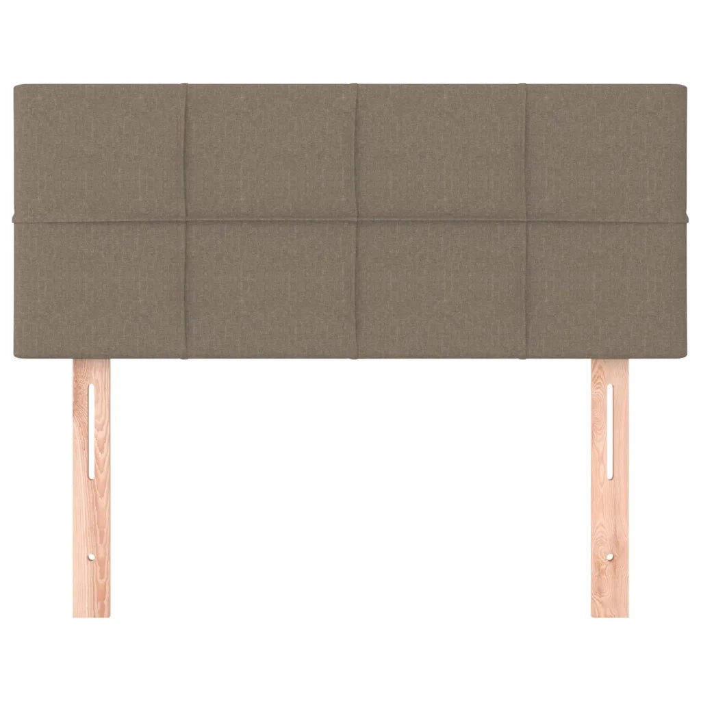 Testiera-Testata-Testiera Decorativa Tortora 80x5x78/88 cm in Tessuto 795008