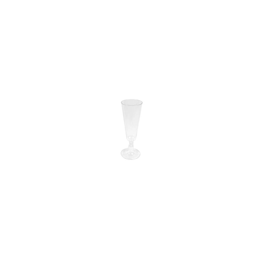 FLUTE PLASTICA 6PZ TRASPARENTI