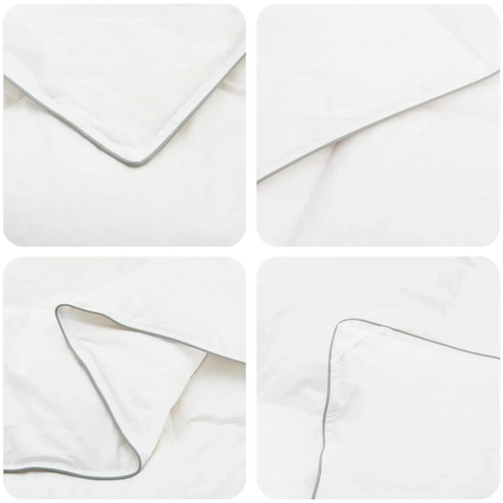 Set di piumone e cuscini 2 pcs 152x203 cm 4 stagioni 220 GSM 3440906