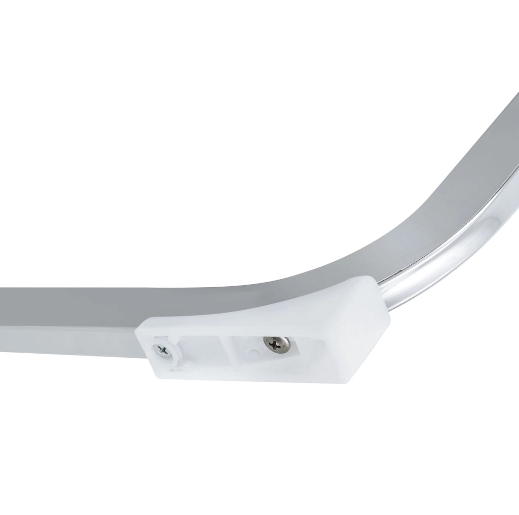 Sedia nera in PU con schienale ergonomico e piedini antiscivolo