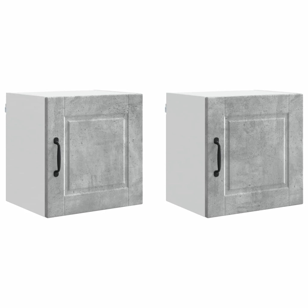 Pannello lavastoviglie 2 pcs Grigio cemento 40 x 31 x 40 cm 885232