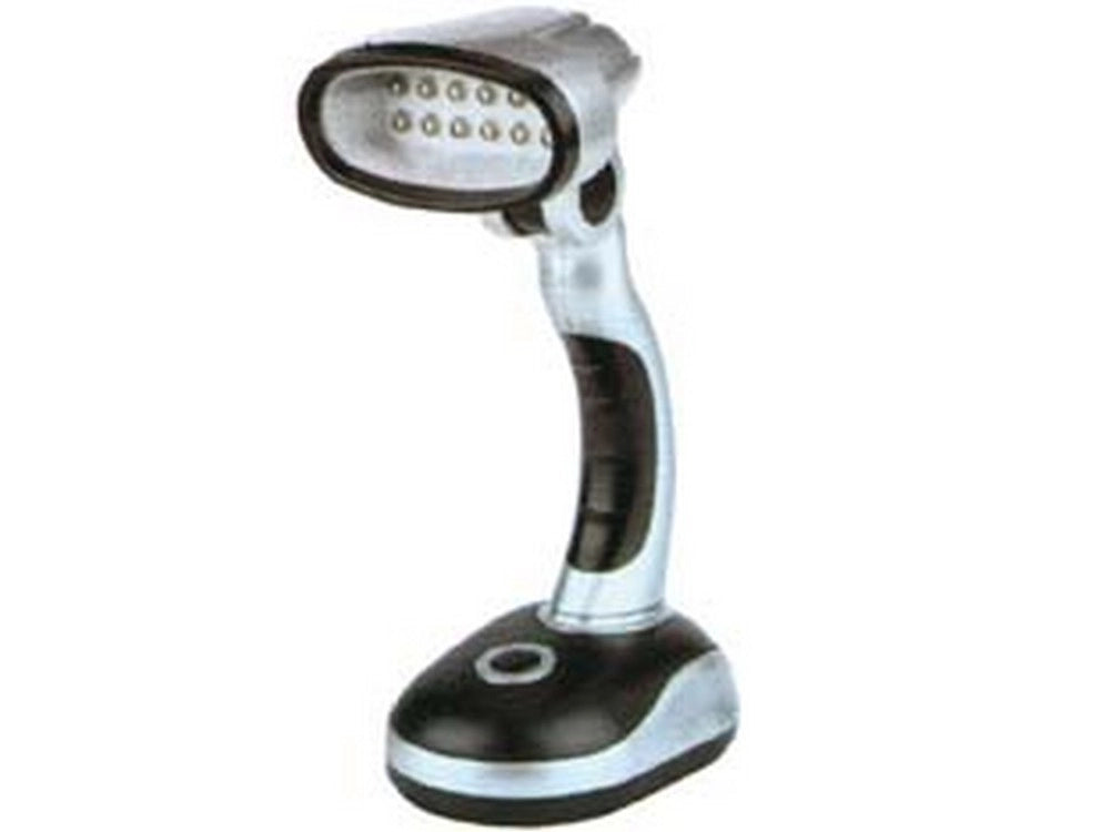 1pz lampada portatile officina e camping 12 led - mm.78x110x210h. cod:ferx.fer219402