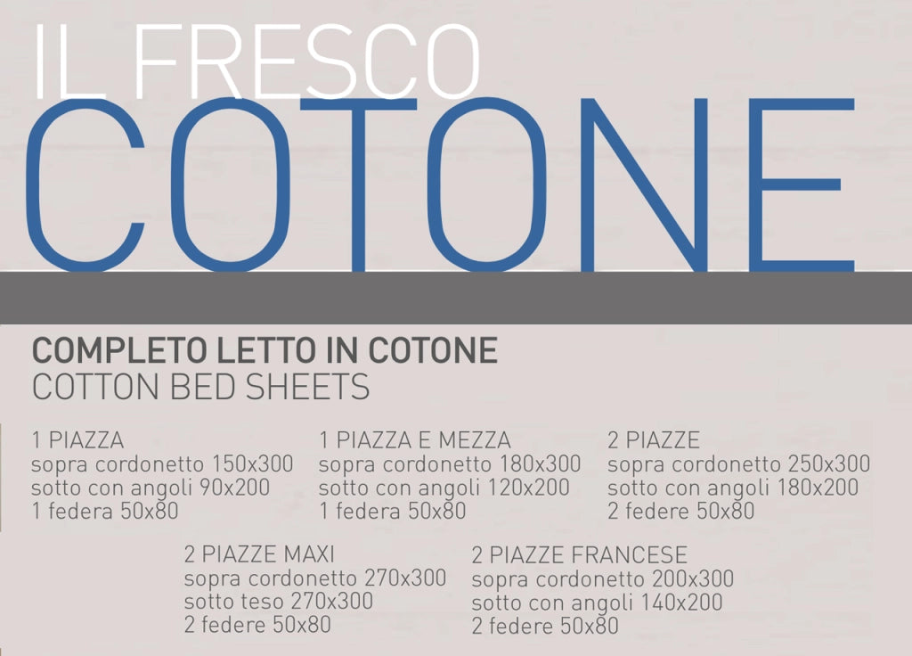 Completo Lenzuola In 100% Cotone In Tinta Unita Made In Italy - 1 Piazza e Mezza - Arancione