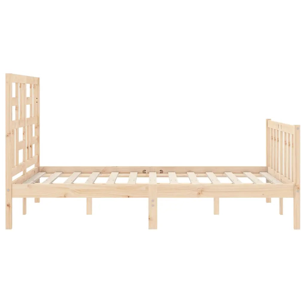 Giroletto senza Materasso 140x200 cm in Legno Massello di Pino 3193076