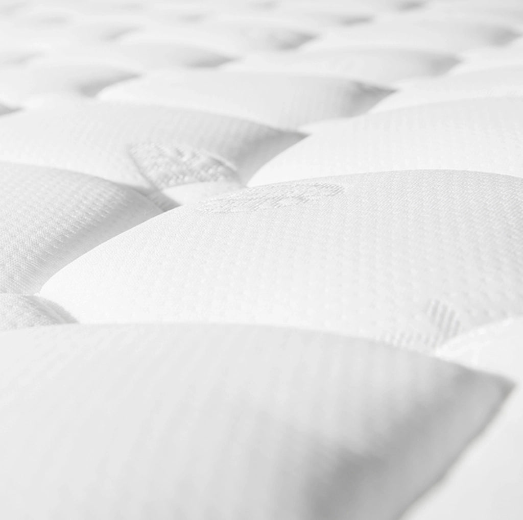 Letto singolo 90x200 cm con LED, 2 cassetti e materasso