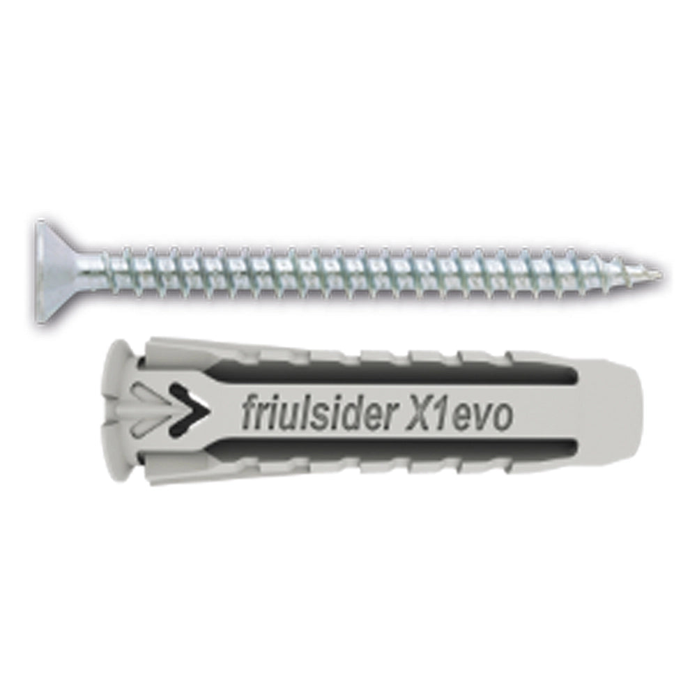 Tassello nylon 6x30 con vite 4,5x40