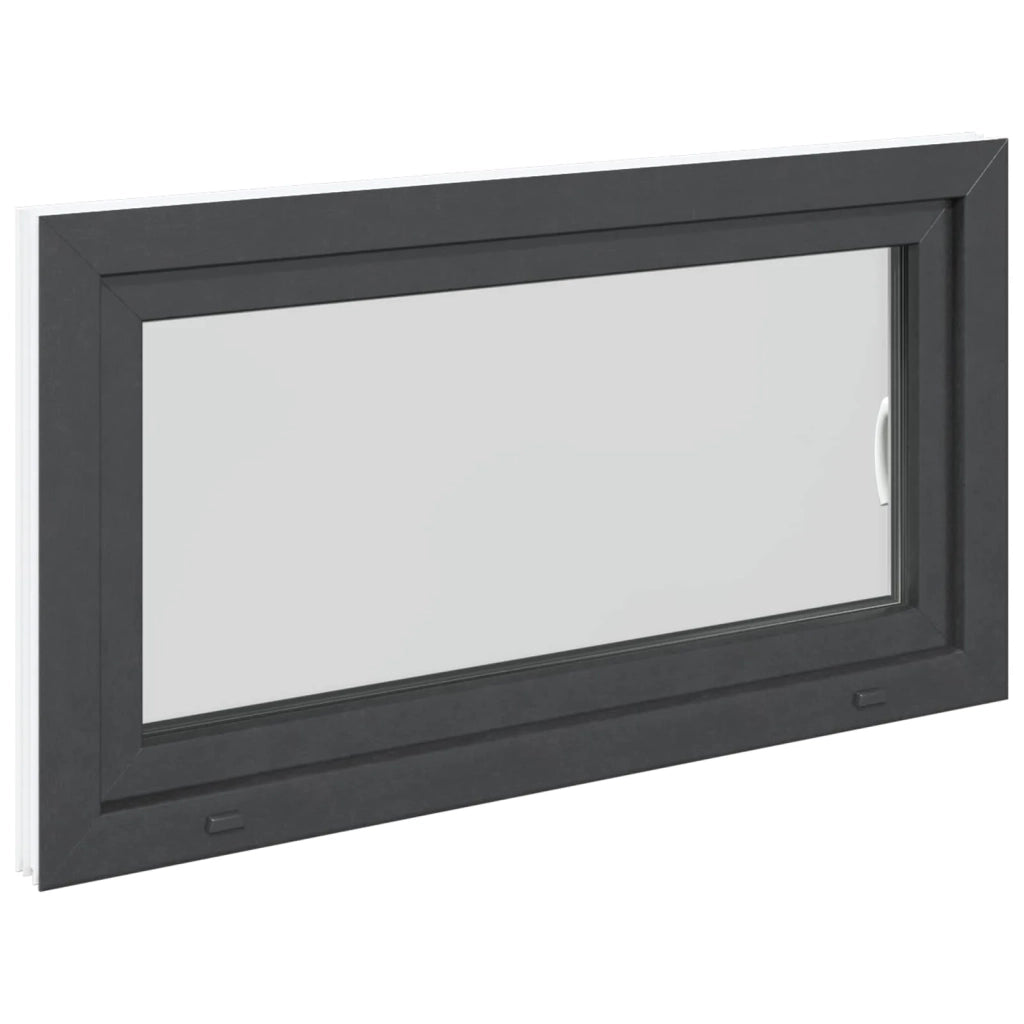Finestra per Soffitta RISOR Antracite 110 x 50 cm PVC e Vetro 42047296