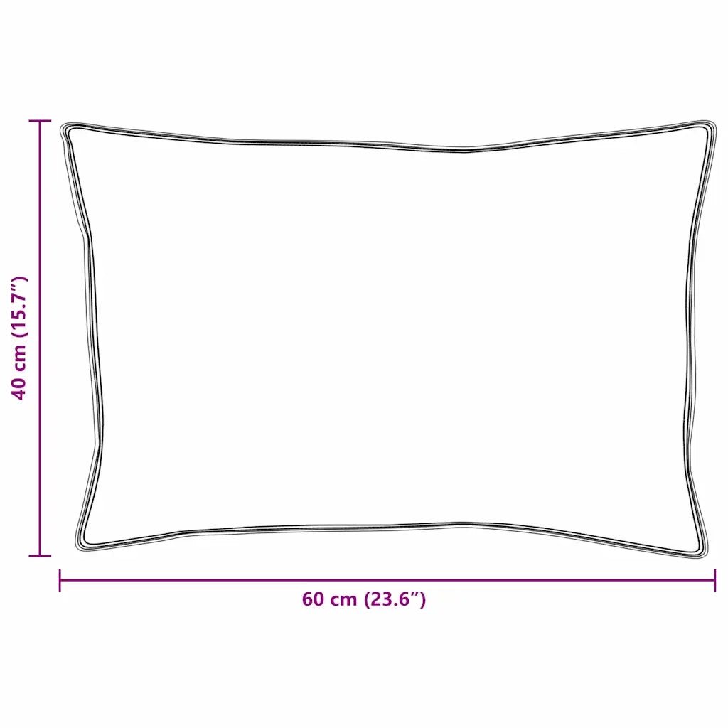 Cuscino con cuscino Bianco 40 x 60 cm Piuma 42007675