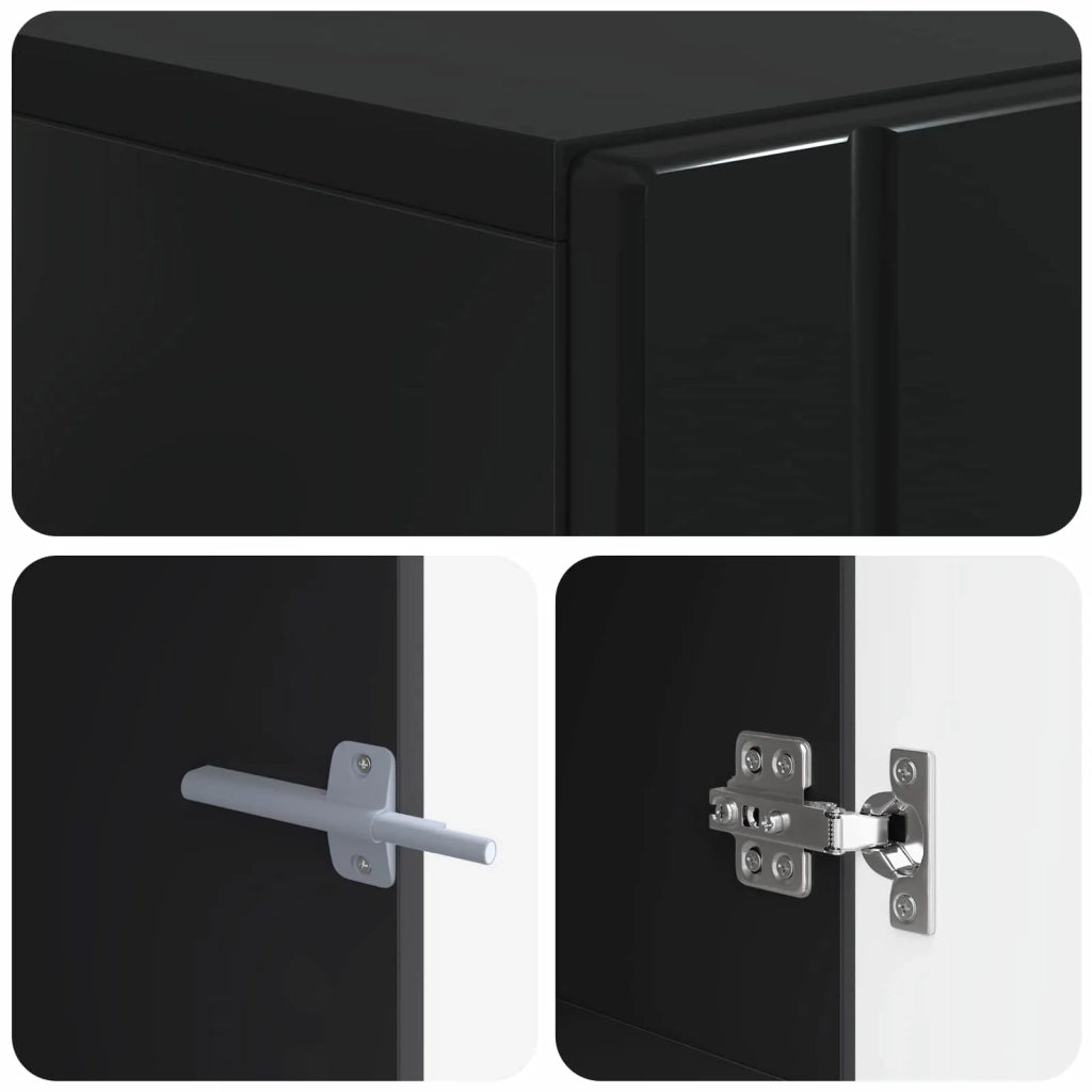 Mobile TV Nero Legno ingegnerizzato 896456