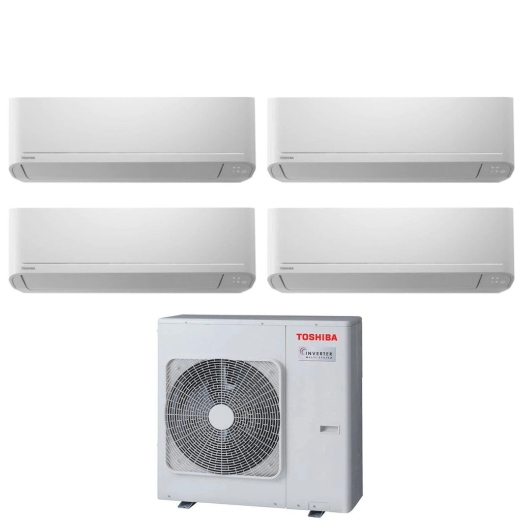 Climatizzatore Condizionatore Toshiba Quadri Split Inverter serie SEIYA 7+13+16+16 (7+12+15+15) RAS-4M27U2AVG-E R-32 Wi-Fi Optional 7000+13000+16000+16000 (7000+12000+15000+15000)