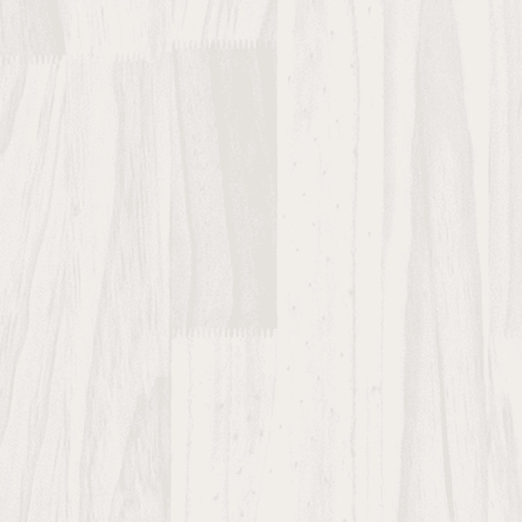 Giroletto-Struttura Letto Bianco in Legno Massello 75x190 cm Small Single 582282