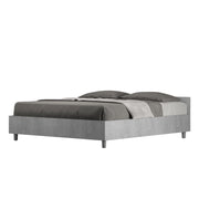 BS COM Letto matrimoniale senza rete 160x190 cemento