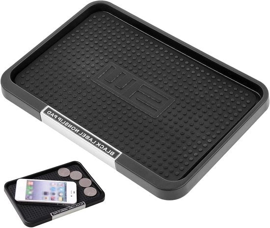 Matte Antiscivolo per Auto - 1 pezzo - Nero - Silicone