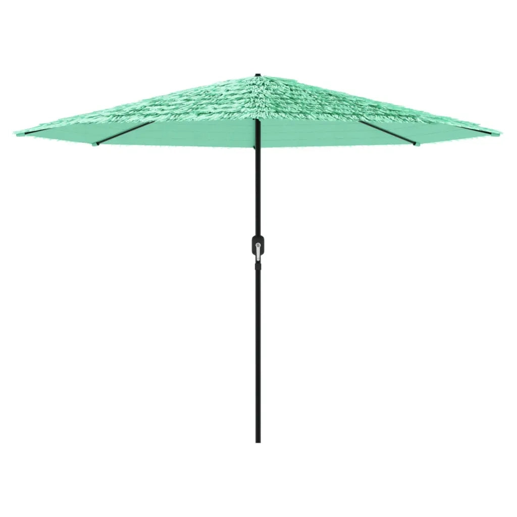 Ombrellone Giardino con Palo in Acciaio Verde 388x388x248 cm 4005115
