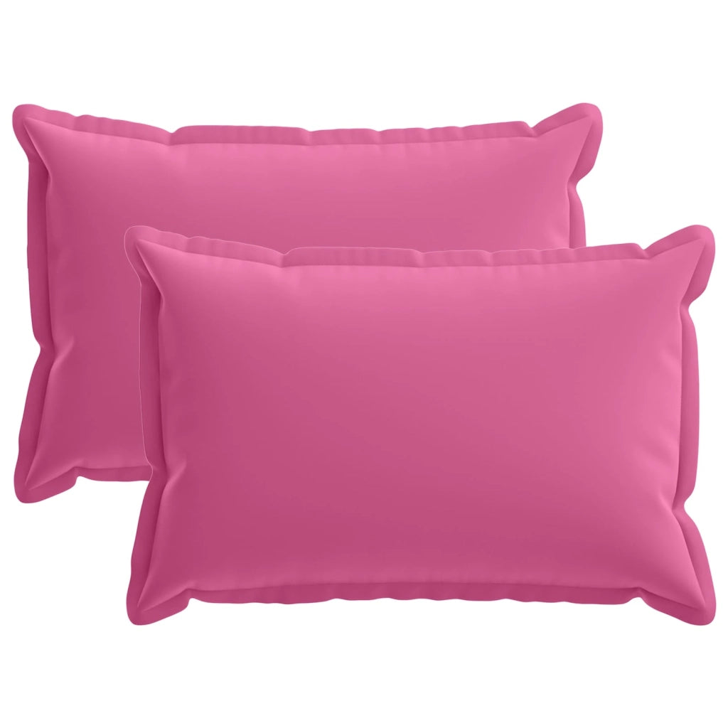 Cuscino 2 pz HOUTEN Rosa 40 x 60 cm Poliestere 933376