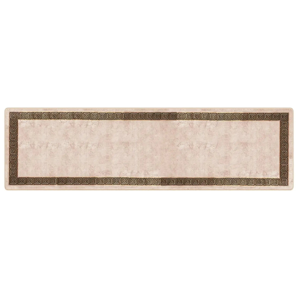 Runner Tappeto MARSA Nero 100 x 350 cm Poliestere e PVC 42023341