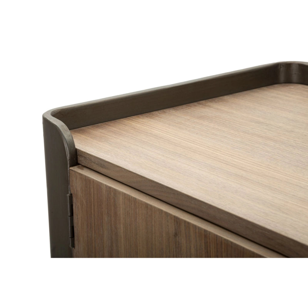 Tavolo Consolle VKH610, Marrone, Legno, 100x42x110 cm