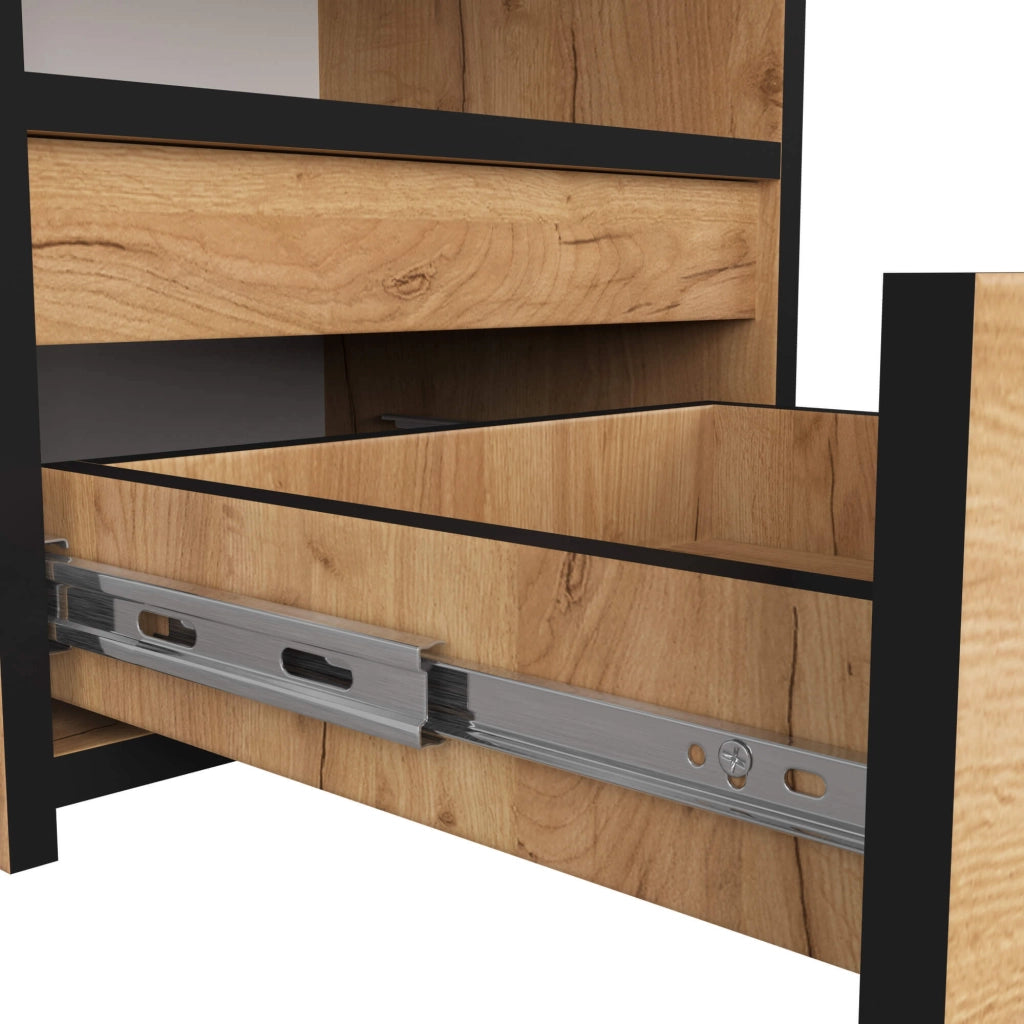 Comodino AKORD CL1 Quercia Craft 40 cm 1 cassetto 40x35x40 cm