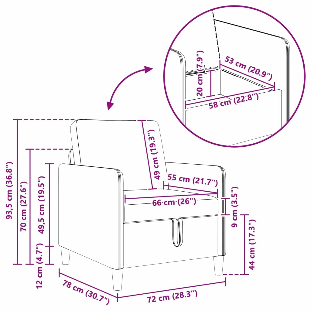 Set di Divani con Storage 2 pz Bianco Poliestere 3429187