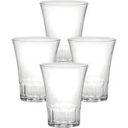 AMALFI 4 BICCHIERI TRASPARENTI PER ACQUA DA 210 ML