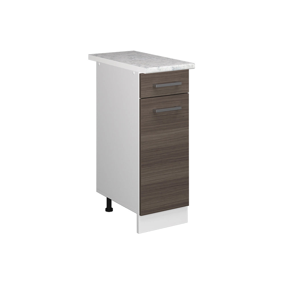 Vicco Base universale Grigio 30 cm con cassetto, con piano di lavoro