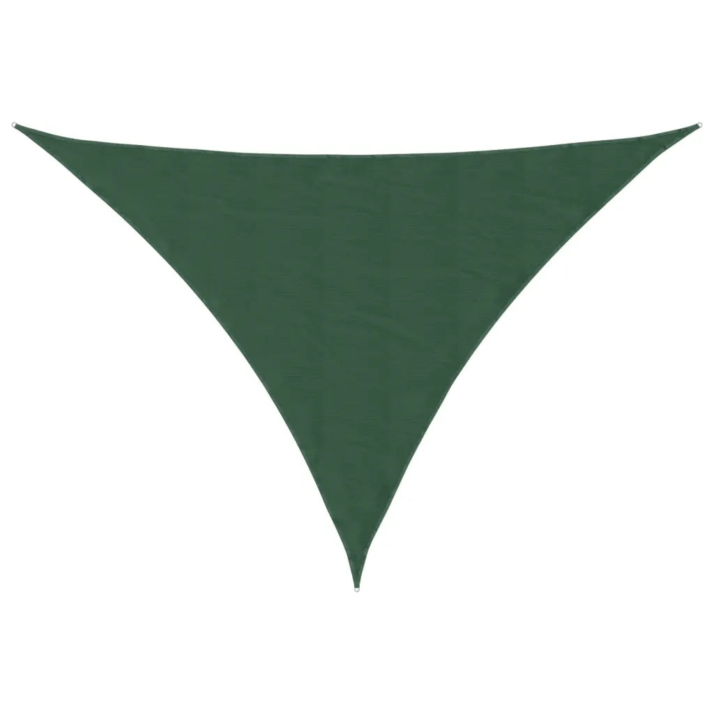Parasole a vela | Telo Ombra | Vela da ombra Oxford Triangolare 2,5x2,5x3,5 m Verde Scuro