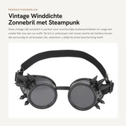 Occhiali da Sole Vintage Stile - Impermeabili da Ciclismo - Lenti con Adattamento Regolabile - Tintino/Claro - Materiale ABS Duraturo - Progetto Unico