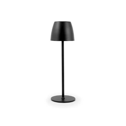 Lampada eureka da tavolo in metallo nero cm 38