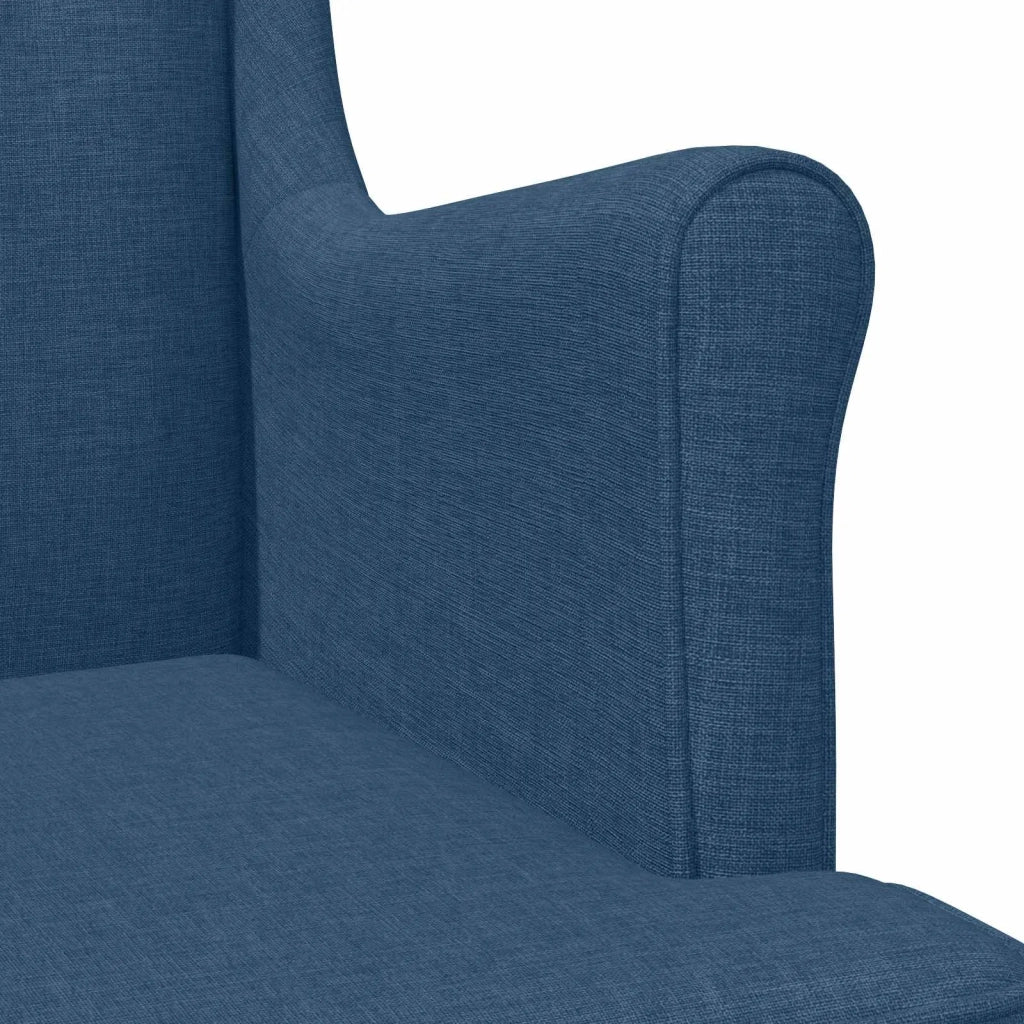 Poltrona Blu Tessuto 42029889