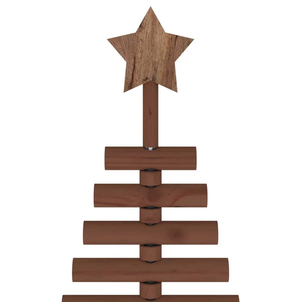 Albero di Natale in legno KOTKA 90 cm Legno Massello di Pino 42051509