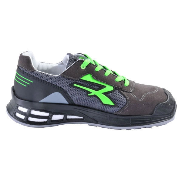 U-Power 001093360 Egon Scarpe Antinfortunistiche S1P SRC ESD Taglia 41 Puntale Alluminio Antiperforazione Antiscivolo Antiolio colore Nero Verde