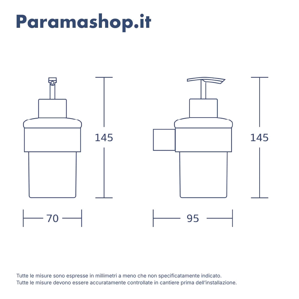 Set da bagno 4 accessori nero opaco: dispenser, porta scopino, porta rotolo, porta asciugamano 35 cm | Brush