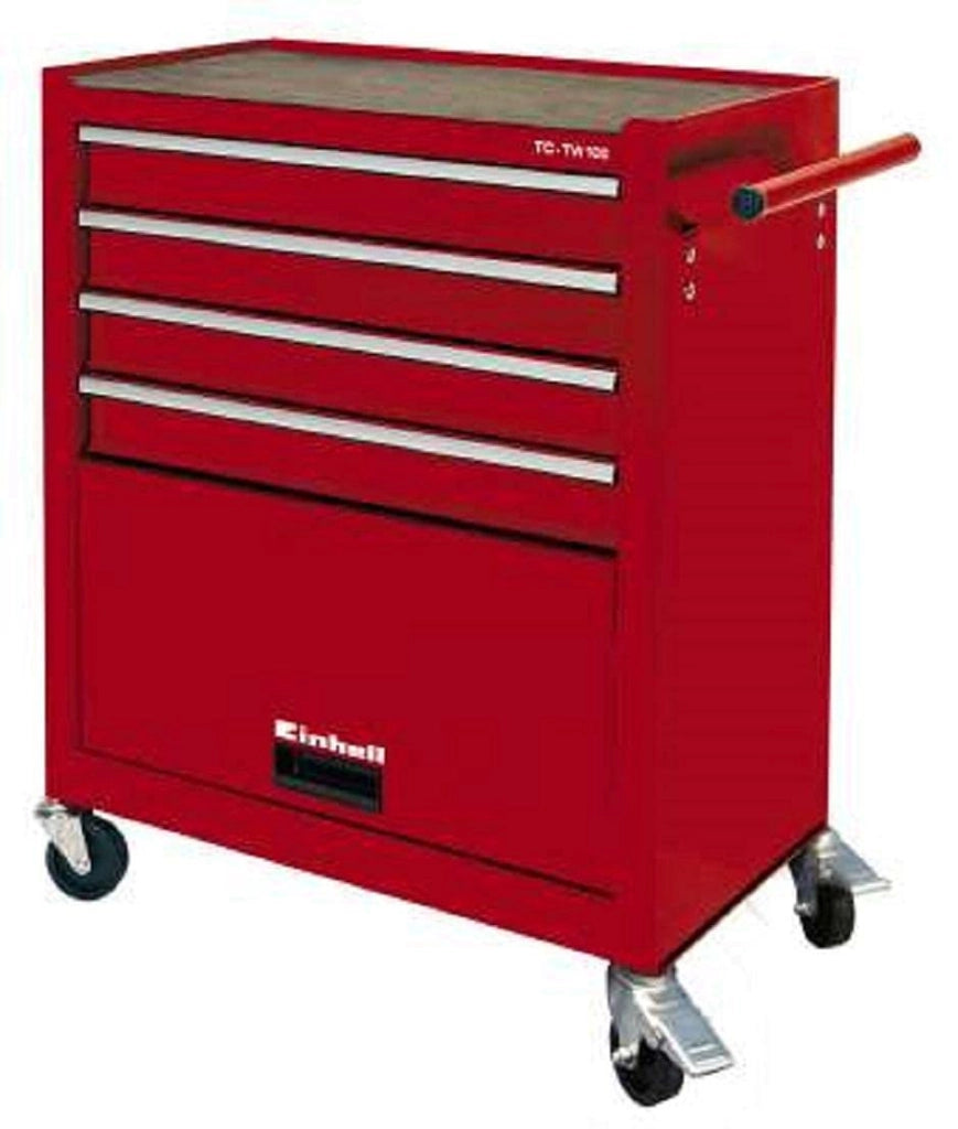 Carrello per Officina 4 Cassetti + 1 Portaoggetti Einhell