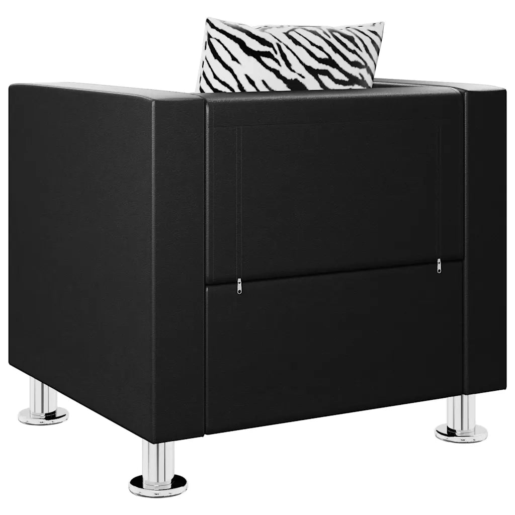 Poltrona Nera in Similpelle 242210