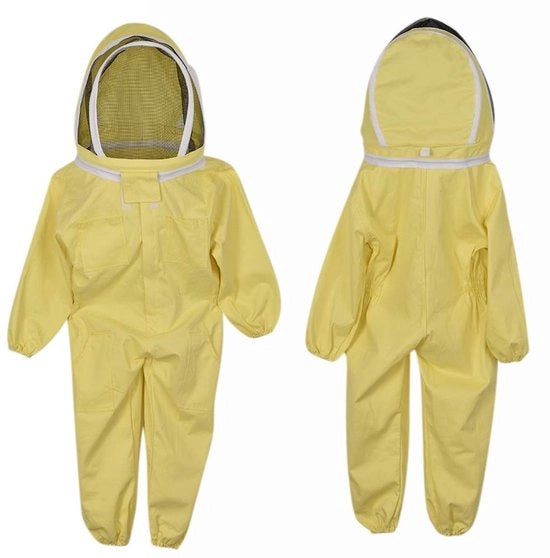Kit di protezione per apiari per bambini - Dimensione L - Protezione completa contro le punture di ape - Imbottito - Imbottitura completa
