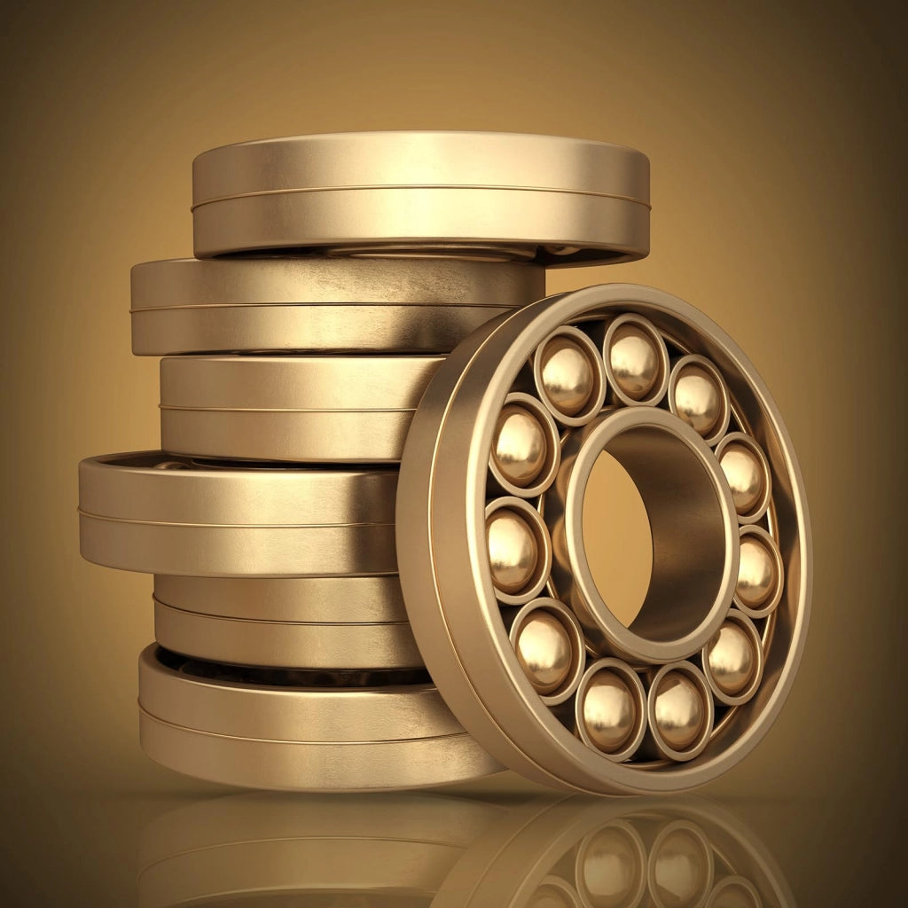 Sfere per cuscinetti a sfera, diametro 12,7 mm, confezione da 10 pezzi, in ottone, di precisione